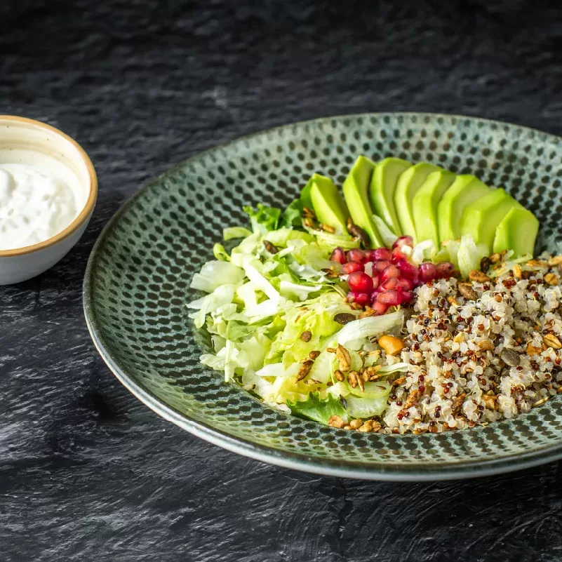 Avocado quinoa salad