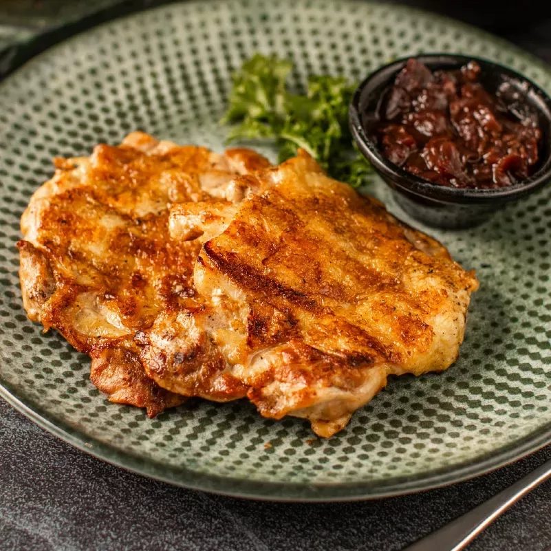Boneless chicken thigh and drumstick