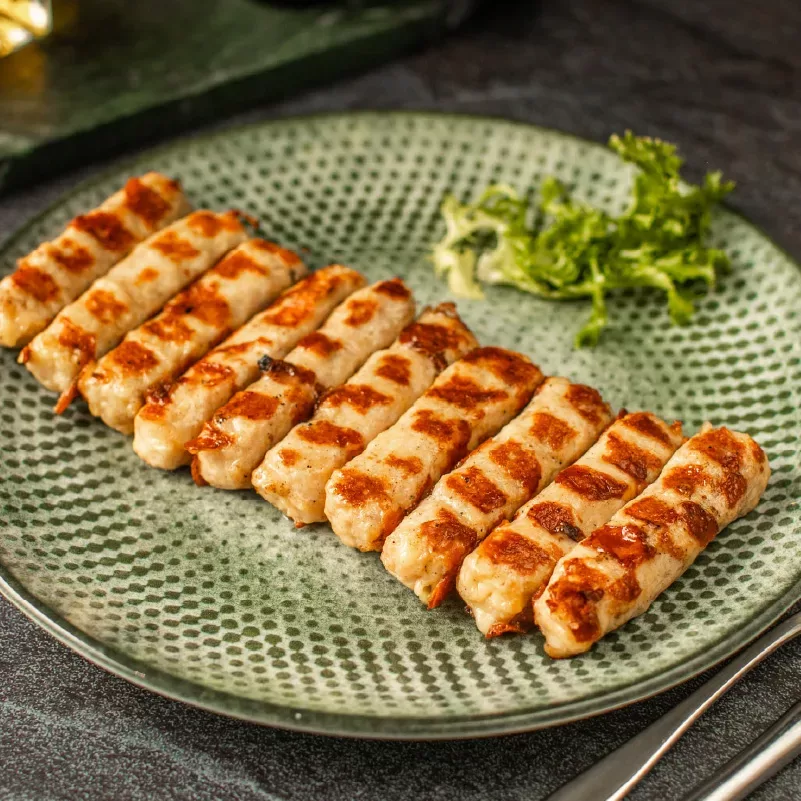 Chicken ćevapi with cheese